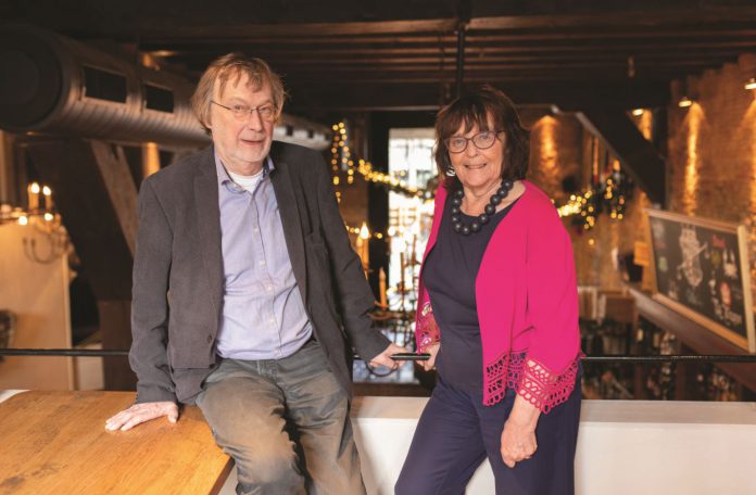 Foto van Charles en Nicole Wauters, eigenaren restaurant De Waag in Delft