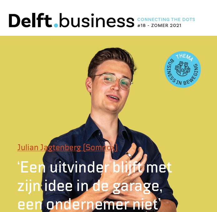 Dit is de cover van Delft.business editie 18