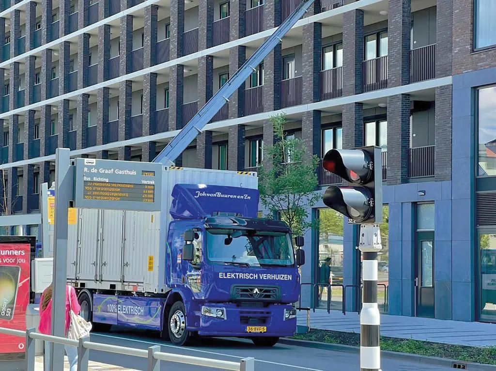 Elektrische vrachtwagen